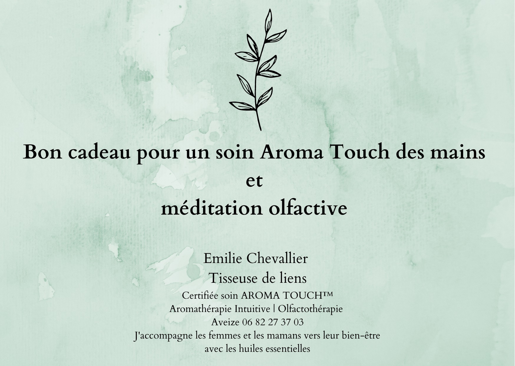 Soin Aroma Touch des mains